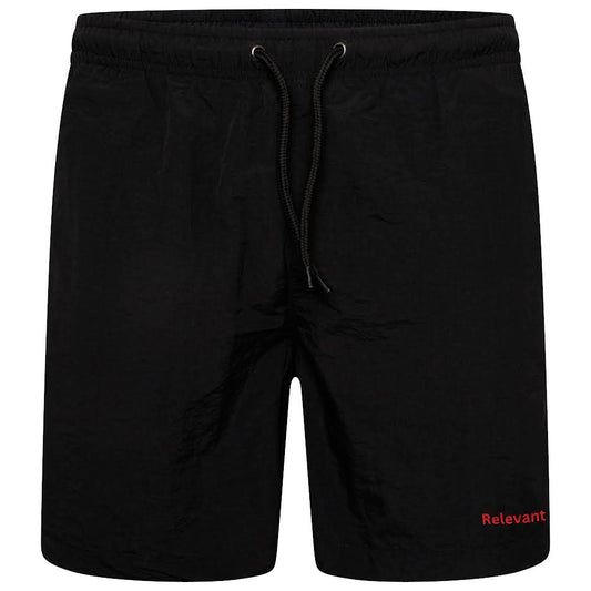 RELEVANT logo swim shorts black