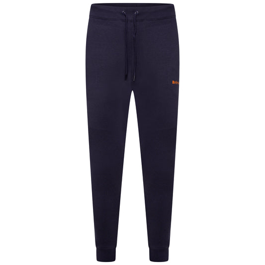 Navy Joggers Orange RELEVANT Logo